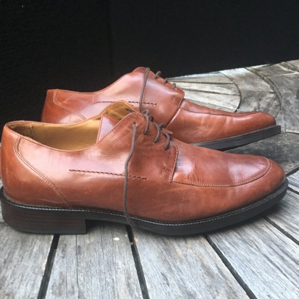 JOHNSTON MURPHY BROWN OXFORD 8M